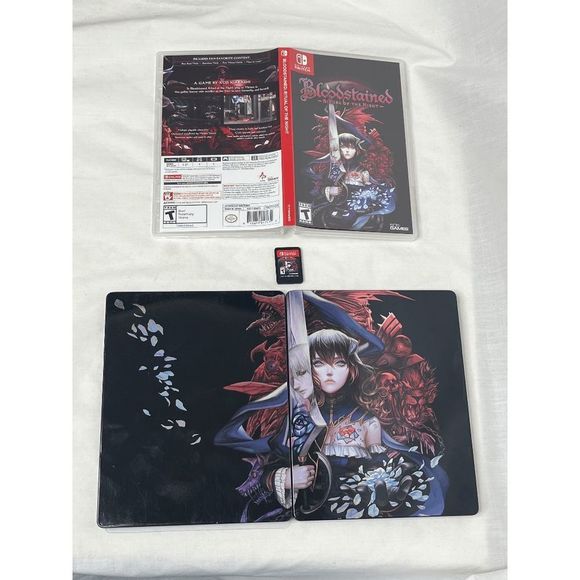 Bloodstained Ritual of the Night - Nintendo Switch Steelbook W/Game & Original C - Picture 1 of 6